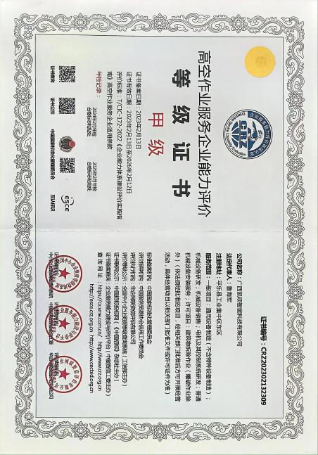 Certification Certificate